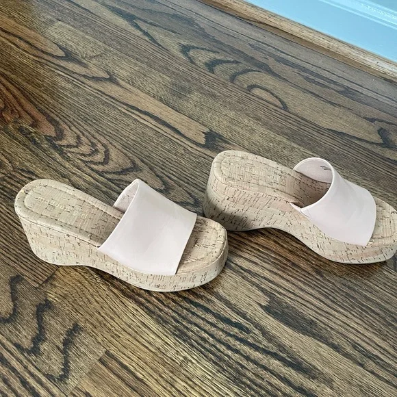 Madden Girl Pink Wedge Sandals - Picture 4 of 7